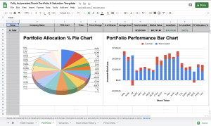 Fully Automated Stock Portfolio and Valuation Template