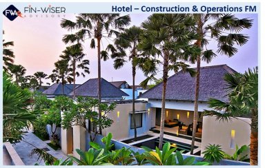 Detailed Hotel Project Valuation- Construction and Operation Phase with NPV & IRR calculations