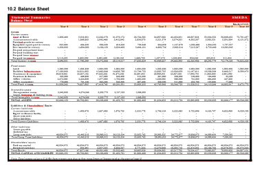 Sample / Template : Business Plan (Pre feasibility Study)