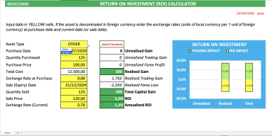 Analytical Return on Investment (ROI) Calculator