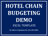 Hotel Chain Budgeting Excel Template Demo