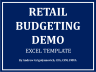 Retail Budgeting Excel Template Demo