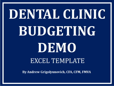 Dental Clinic Budgeting Excel Template Demo