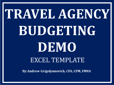 Travel Agency Excel Budgeting Template Demo