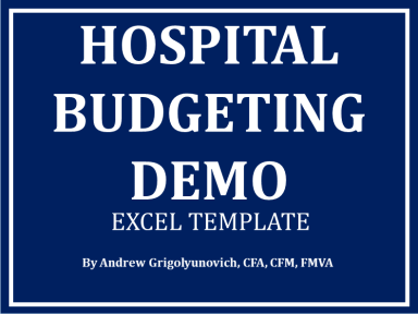 Hospital Budgeting Template Demo