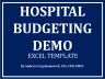 Hospital Budgeting Template Demo