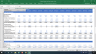 Monthly Rolling Cash Flow Projections Excel Model