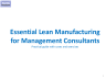 Essential Lean Manufacturing for Management Consultants. - Page 1