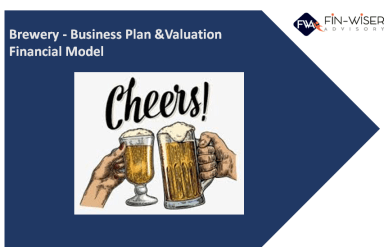 Brewery - 3 Statement Financial Model with 5 years Monthly Projection and Valuation