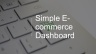 Simple Ecommerce Dashboard