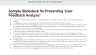 User Feedback Analysis - Presentation Template