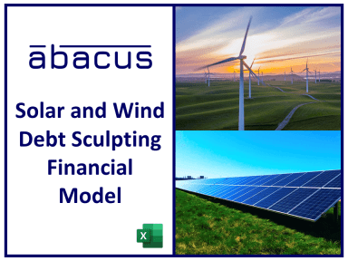 Abacus Solar & Wind Debt Sculpting Financial Model