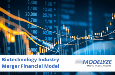 Biotechnology Industry Merger Financial Model