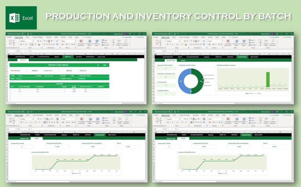 Production Order and Inventory Control - Eloquens