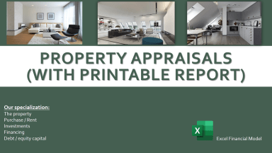 2 Property appraisals (with printable report)