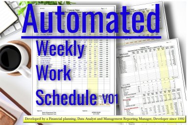 Weekly Work Schedule worksheet V01