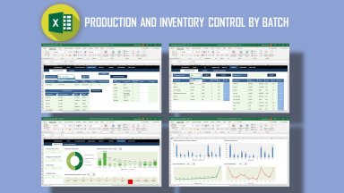 Production and Inventory Control by Batch in Excel