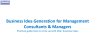 Business Idea Generation for Management Consultants & Managers - Page 1