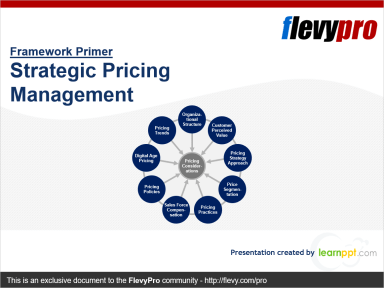 Strategic Pricing Management
