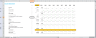 Financial statement linkage with a model