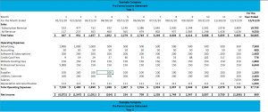 SAAS - FREE TRIAL Financial Projection Template