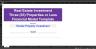 Real Estate Rental Property Investment (03 Properties or Less)