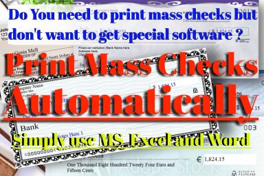 Print mass Checks automatically V02