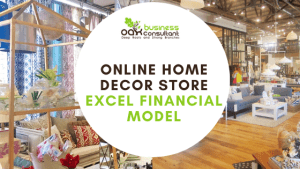 Online Home Decor Store Excel Financial Model
