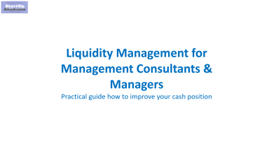 Liquidity Management for Management Consultants & Managers