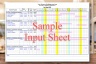 Booking Schedule Spreadsheet