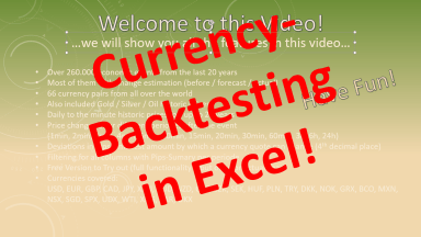 Currency Backtesting in Excel