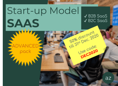 SaaS Start Up Financial Model | Advanced Pack