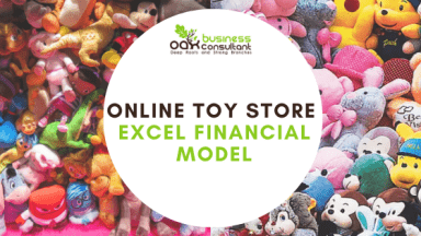 Online Toy Store Excel Financial Model