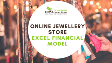 Online Jewellery Excel Financial Model