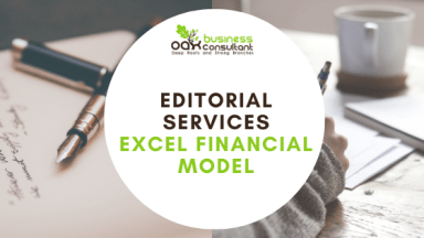Editorial Services Excel Financial Model
