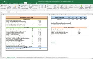 Strides Pharma Valuation Excel Model: Complete DCF Valuation with Forecasted Financial Statements