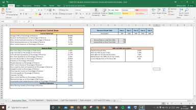 CYIENT Valuation Excel Model: Complete DCF Valuation with Forecasted Financial Statements