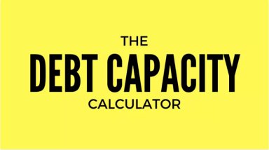 Debt Capacity Calculator Excel Model