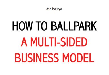 How to Ballpark a Multi-sided Business Model