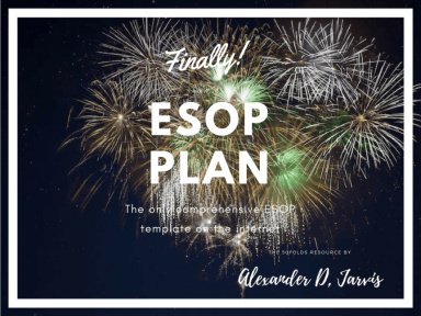 ESOP Plan Excel Template and Step by Step Guide to Retain and Attract Top Staff