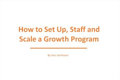 How to Put Together a Complete Growth Programme