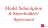 Subscription & Shareholders Agreement Template