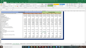 Interglobe Aviation Valuation Excel Model: Complete DCF Valuation with Forecasted Financial Statements