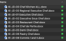 8 x Job Descriptions Food & Beverage Kitchen Division, 19 Pages - Word Document
