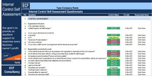 Internal Control Self-Assessment