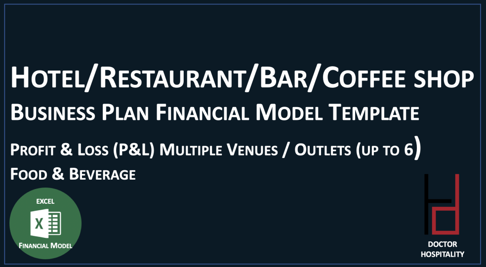 Food & Beverage Business Plan Financial Model Template, Profit & Loss