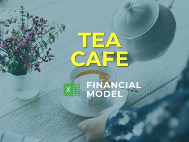 Tea Cafe Financial Projection Excel - FREE TRIAL