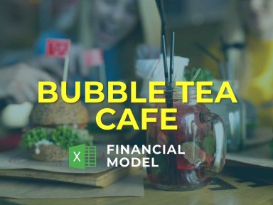 Bubble Tea Cafe Financial Model For Pitch - FREE TRIAL