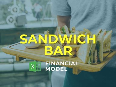 Sandwich Bar Pro-Forma Template - FREE TRIAL