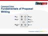 Fundamentals of Proposal Writing